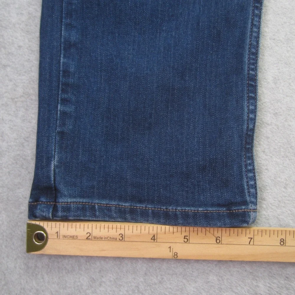 Paige Jeans Mens 30 (31x33.5) Federal Slim Straight Stretch Dark Wash Denim READ